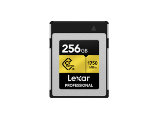 LEXAR 256 GB CFexpress LCFX10-CRB Professional, Type B, čtení 1750MB/s, zápis 1000MB/s