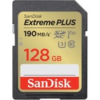 SANDISK 128 GB SDXC karta Extreme PLUS, 190MB/s / 90MB/s, UHS-I U3 V30 (Class 10)