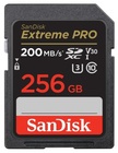 SANDISK 256 GB SDXC karta Extreme PRO, 200MB/s / 140MB/s, UHS-I U3 V30 (Class 10)