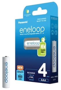 PANASONIC aku Eneloop Ni-MH AAA/HR03 800mAh, 1,2V, 4x/bl