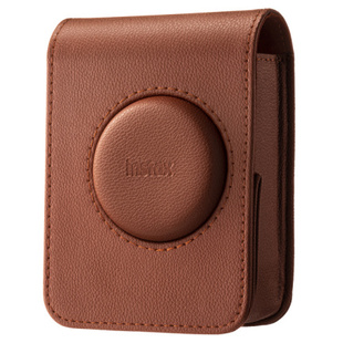 FUJI Instax Mini EVO Camera Case Brown, kožené pouzdro hnědé