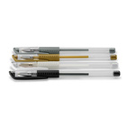 HAMA Sada gelových popisovačů 0,8mm Classic (4ks), zlatý/černý/stříbrný/bílý