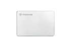 TRANSCEND StoreJet 25C3S 2TB, externí HDD 2,5", USB 3.1 (Gen 1), USB-C, Alu Case, stříbrný