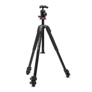 MANFROTTO MK190X AS + kulová hlava 496 (200PL PRO), třísekční hliníkový stativ, max. výška 171,8 cm, nosnost 10 kg
