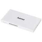 HAMA multi čtečka karet SD/micro SD/CF/MS, USB 3.0, bílá