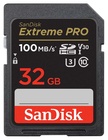 SANDISK 32 GB SDHC karta Extreme PRO, 100MB/s / 90MB/s, UHS-I U3 V30 (Class 10)