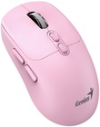 GENIUS NX-8080S BT Wireless Copilot Bluetooth Silent Mouse, optická bezdrátová myš, růžová