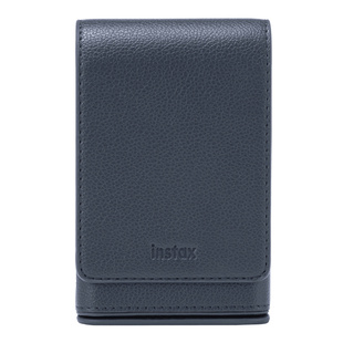 FUJI Instax Mini LiPlay+ Case Midnight Blue, kožené pouzdro modré