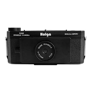 HOLGA Holga 120WPC Wide Pinhole Camera, analogový fotoaparát na 120 svitkový film (4,5x6 / 6x7 / 6x9cm) - dírková komora, černý