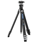 LEOFOTO Azure AZ-204C karbonový stativ + kulová hlava LH-25R (max. výška 140,5 cm / složený 48 cm, zátěž 7 kg, hmotnost 1,2 kg)