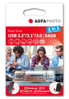 AGFAPHOTO 64 GB USB 3.2 (Gen1) 2 in 1 (Type-A / Type-C) Flash Drive černý (45 MB/s / 15 MB/s)