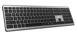 C-TECH Quallis KB-118 Dual Mode bezdrátová (BT5.0 /  2,4GHz) klávesnice (CZ/SK lokalizace)