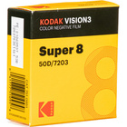 KODAK Vision3 50D Daylight-Balanced Color Neg. Movie Film (#7203) Super 8 (ISO 50), Cartridge 15m (Single perforated)