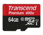 64 GB Micro SDXC karta Premuim 400x, UHS-I (Class 10) + adaptér_obr2