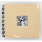 album klasické spirálové FINE ART béžové (taupe), 36x32cm, 50 stran, černé listy_obr9