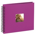 album klasické spirálové FINE ART růžové, 28x24cm, 50 stran, černé listy_obr2