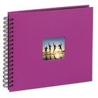 album klasické spirálové FINE ART růžové, 28x24cm, 50 stran, černé listy_obr3