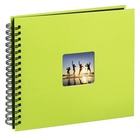 album klasické spirálové FINE ART zelené (kiwi), 28x24cm, 50 stran, černé listy_obr3