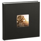 album klasické FINE ART černé, 30x30cm, 100 stran, bílé listy_obr2