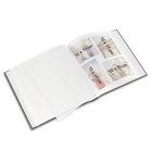 album klasické LONDON šedé, 30x30cm, 80 stran, bílé listy_obr2