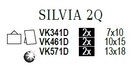 Rám SILVIA 2Q,  2X 10x15, stříbrný_obr2