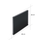 album klasické spirálové FINE ART černé (New Black), 28x24 cm, 50 stran, bílé listy_obr12