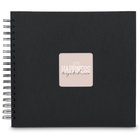 album klasické spirálové FINE ART černé (New Black), 28x24 cm, 50 stran, černé listy_obr3