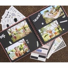 album klasické spirálové FINE ART hnědé (Mousse), 28x24 cm, 50 stran, černé listy_obr5