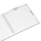 album klasické spirálové FINE ART světle modré (Lagoon), 28x24 cm, 50 stran, bílé listy_obr7