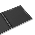 album klasické spirálové FINE ART světle modré (Lagoon), 28x24 cm, 50 stran, černé listy_obr7