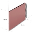 album klasické spirálové FINE ART zemité (Terra), 28x24 cm, 50 stran, černé listy_obr11