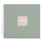 album klasické spirálové FINE ART šalvějové (Sage), 28x24 cm, 50 stran, bílé listy_obr3