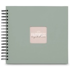 album klasické spirálové FINE ART šalvějové (Sage), 28x24 cm, 50 stran, černé listy_obr3