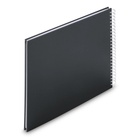 album klasické spirálové FINE ART černé (New Black), 36x32 cm, 50 stran, bílé listy_obr2
