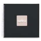 album klasické spirálové FINE ART černé (New Black), 36x32 cm, 50 stran, bílé listy_obr3