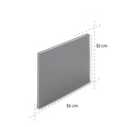 album klasické spirálové FINE ART šedé (Stone Grey), 36x32 cm, 50 stran, bílé listy_obr11