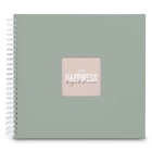 album klasické spirálové FINE ART šalvějové (Sage), 36x32 cm, 50 stran, bílé listy_obr3