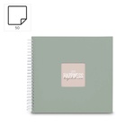 album klasické spirálové FINE ART šalvějové (Sage), 36x32 cm, 50 stran, bílé listy_obr10