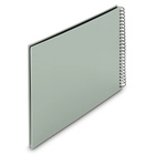 album klasické spirálové FINE ART šalvějové (Sage), 36x32 cm, 50 stran, černé listy_obr2