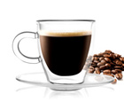 Sada 2ks dvoustěnných skleněných espresso šálků s podšálkem AMO 3055, 50 ml (64x57 mm)_obr5