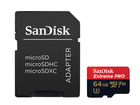 64 GB microSDXC Extreme Pro, 100MB/s, A1 UHS-I V30 (Class 10) + adaptér_obr3