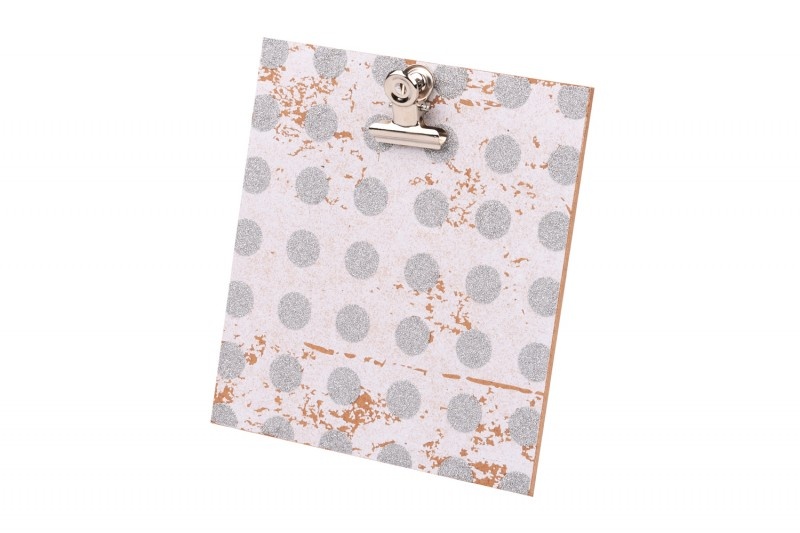 FUJI Instax Mini Clip Photo Frame Silver, MDF rámeček s klipem