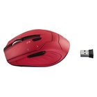 MILANO optická bezdrátová myš, 2400dpi, červená, napájení 2x AA_obr4