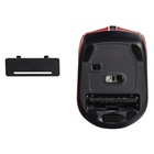 MILANO optická bezdrátová myš, 2400dpi, červená, napájení 2x AA_obr6