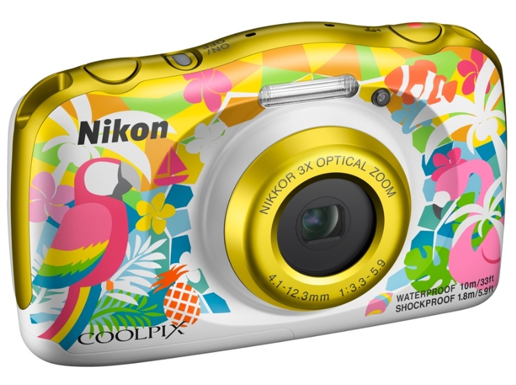 NIKON Coolpix W150 žlutý (Flower), 13.2 MPix, Backpack Kit