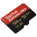 128 GB microSDXC Extreme Pro, 170MB/s, A2 UHS-I U3 (Class 10) V30+ adaptér_obr4