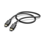 kabel Essential Line USB 2.0, typ USB C (vidlice) &lt;--&gt; typ USB C (vidlice), 0,2 m, černý_obr2