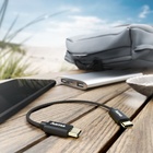 kabel Essential Line USB 2.0, typ USB C (vidlice) &lt;--&gt; typ USB C (vidlice), 0,2 m, černý_obr3