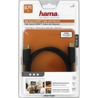 kabel HDMI vidlice - HDMI vidlice, 0,75m, 3*, pozlacený_obr2