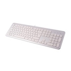 KC-700 klávesnice, USB, CZ+SK layout, stříbrná / bílá_obr7